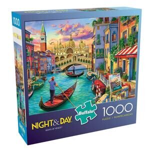 Buffalo Games Sights of Venice 1000 Piece Perfect Snap Jigsaw Puzzle Gondolas